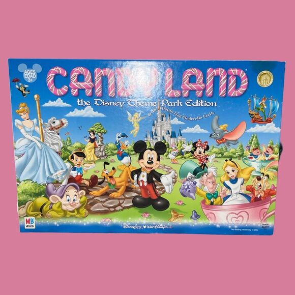 Candy Land Disney Theme Park Edition Board Game Belle Mickey Peter Pan Complete - Picture 5 of 15